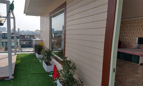  portable room on terrace in delhi.